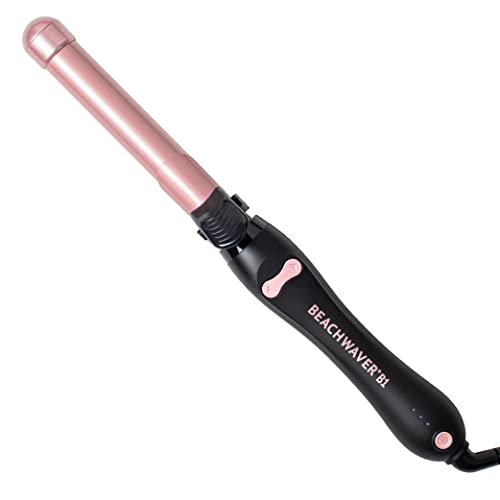 Beachwaver B1 Rotating Curling Iron in Midnight Rose |1 inch barrel for all hair...