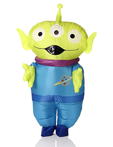 Disguise unisex adults Alien Inflatable Adult Sized Costumes, Green, One Size Adult...