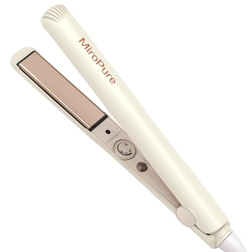 MiroPure 1 Inch Flat Iron, Hair Straightener with 30S Fast Heating & 60min Auto...