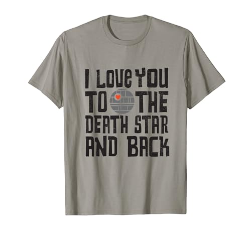 Star Wars Valentine's Day I Love You to the Death Star T-Shirt