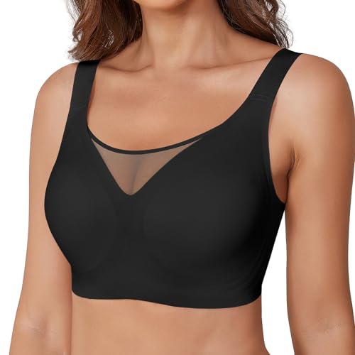 Bras for Women No Underwire Sports Bras for Women High Support Seamless Wireless Bras...