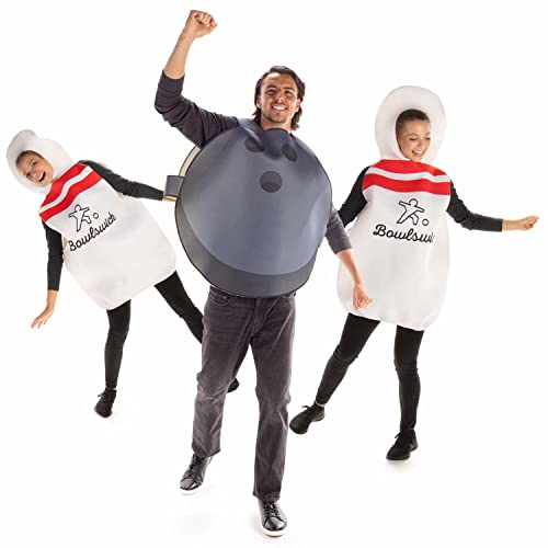 Bowling Alley Buds Group Costume - Slip On Halloween Costume for Women and Men - One...