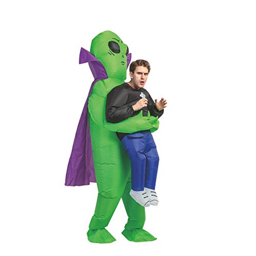 GOOSH Inflatable Alien Costume for Adult Halloween Costume Women Man 63IN Funny Blow...