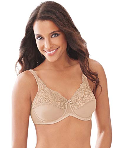 Lilyette womens Microfiber Minimizer Bra, Paris Nude, 38D US