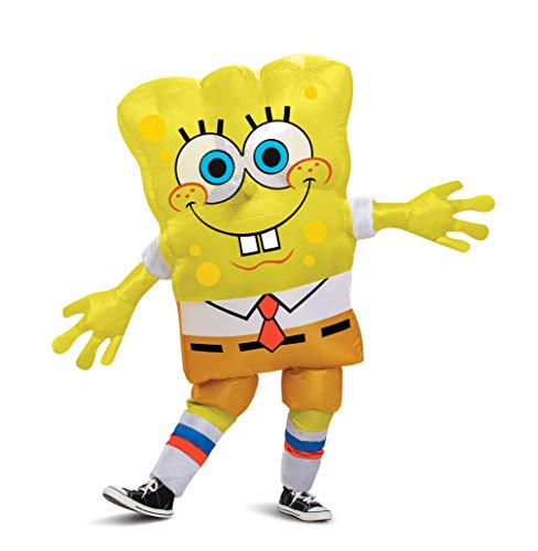 Disguise Spongebob Costume, Inflatable Spongebob Costumes for Kids, Child Size Fan...