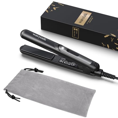 Wavytalk Mini Flat Iron 0.7 Inch Ceramic Mini Hair Straightener, Small Flat Irons for...