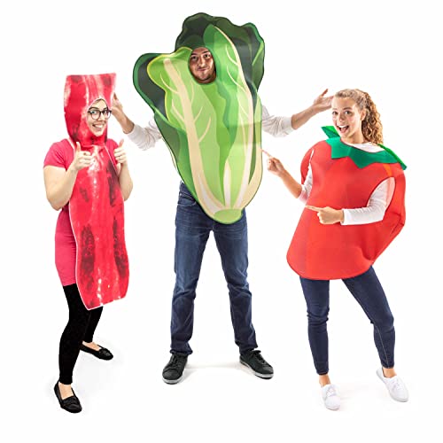 BLT Bacon Lettuce & Tomato Halloween Group Costume - Friends Outfit Funny Food