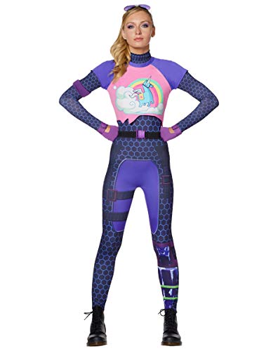 Spirit Halloween Adult Fortnite Brite Bomber Costume - S