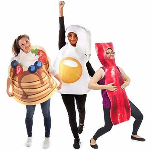 Grand Slam Breakfast - Pancakes, Bacon, & Egg Funny Group Halloween Costume