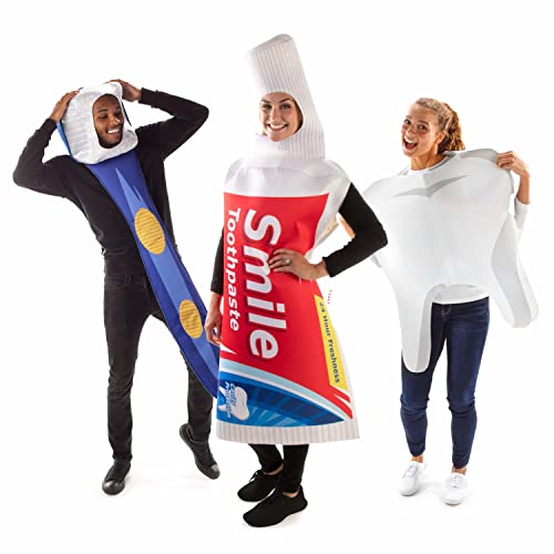 Hauntlook Funny Group Halloween Costumes for 3 - Adult Size, One Piece Halloween...