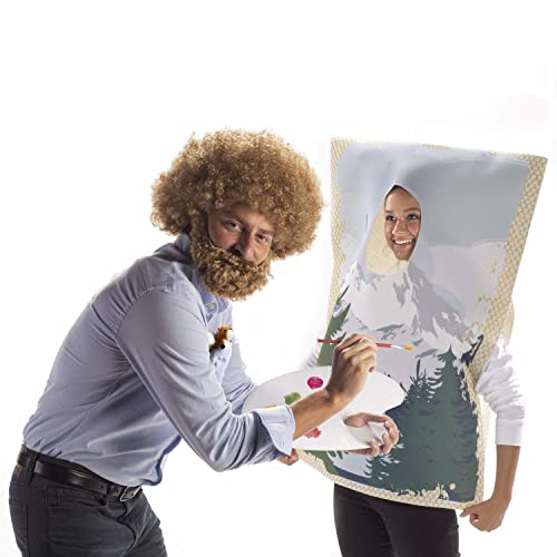 80s Loveable Landscape Painter Halloween Costume | Painter Accessory Pack and Slip On...