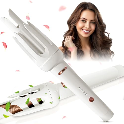 Auto Hair Curler, Automatic Curling Iron with 4 Temperature & 3 Timer, Automatic...