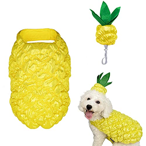 cyeollo Dog Costume Pineapple Dress-up Halloween Cosplay Holiday Outfits Funny...