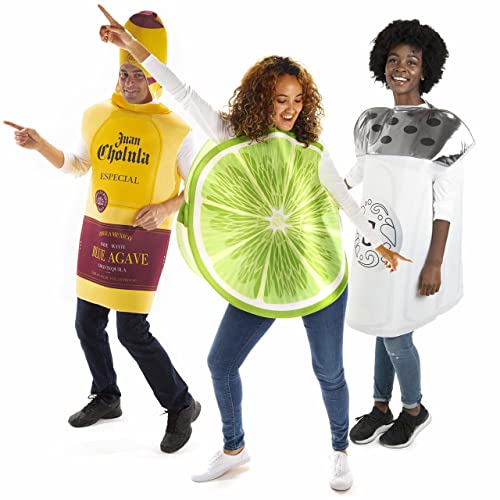 Hauntlook Tequila, Lime & Salt Group Halloween Costume - Funny Fruit Food Suits