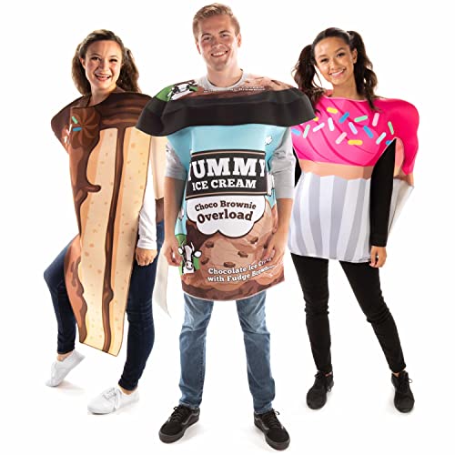 Cake, Ice Cream & Cupcake Group Costume - Cute Junk Food Halloween Outfits