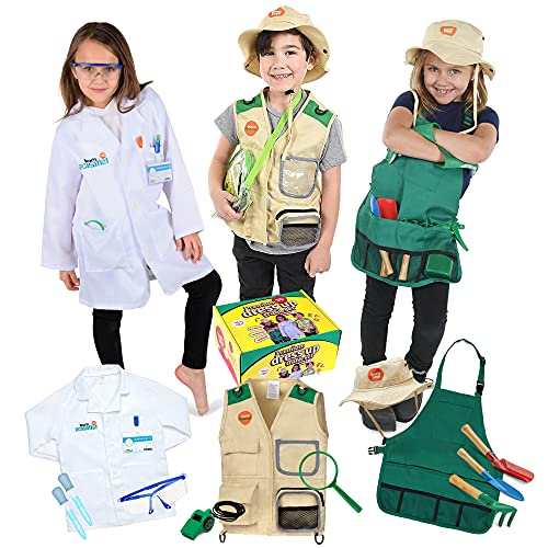 Born Toys Kids Costumes Set, 3-in-1 Dress Up & Pretend Play, Ages 3-7, Washable,...