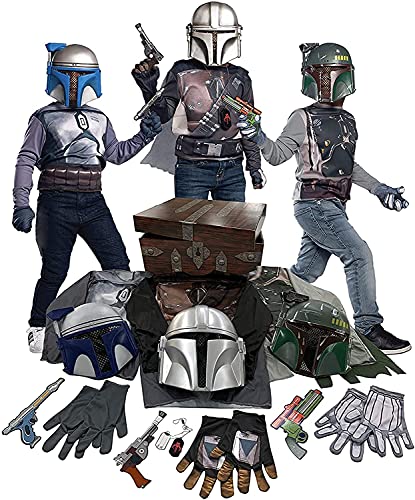 Imagine by Rubie's Star Wars Bounty Hunter Dress Up Trunk Set As Shown Small