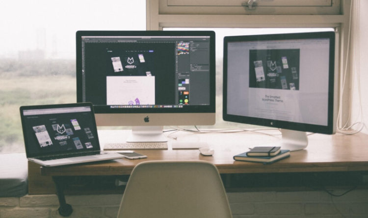 Desktop Computer and Laptop