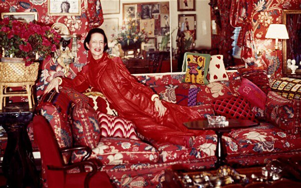 diana vreeland red sofa