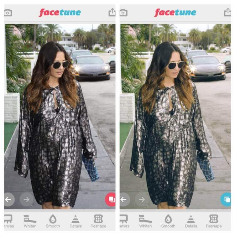 facetune fashion blogger