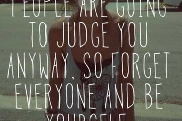 people judge anyway