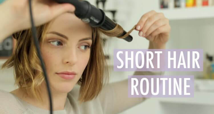 short hair routine