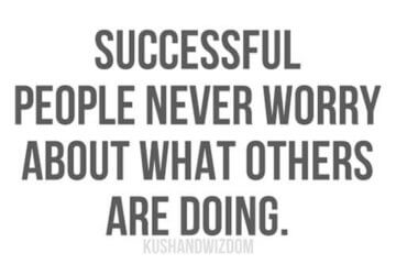 successful people never worry