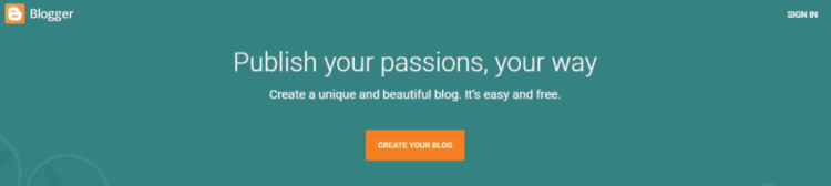 Best Free Blog Sites Blogger