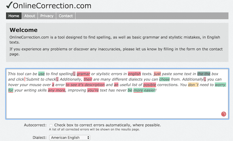 Best Grammar Checker OnlineCorrection