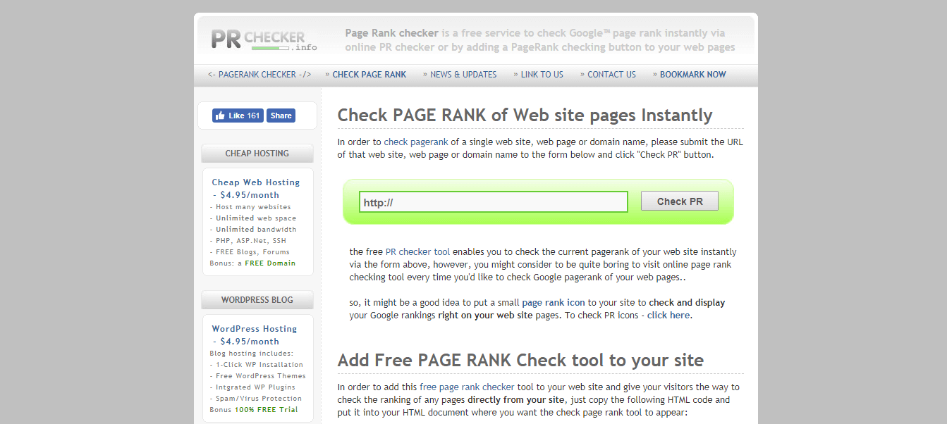 pagerank website