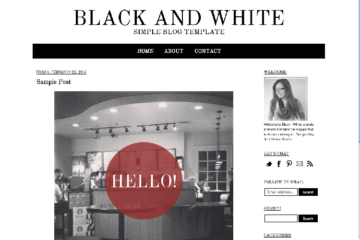 simple blog template