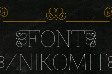 znikomit font